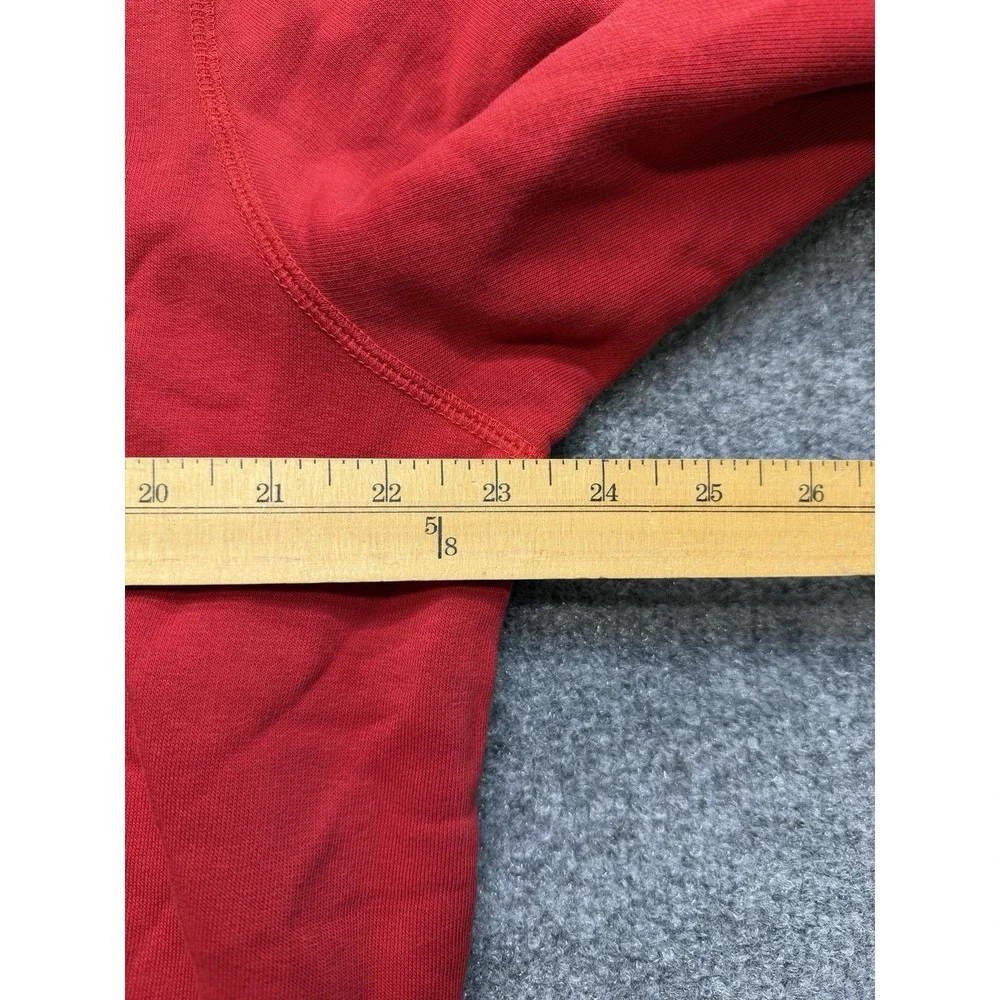 Nike Y2K Men's Crewneck Sweatshirt Size XL Red and Black Long‎ Sleeve Pullover